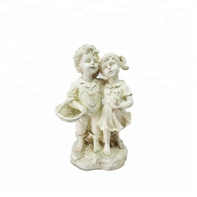 China Cute Craft Christian Decor Europe Polyresin Figurines & Sculptures & Polyresin Stance Angel for sale