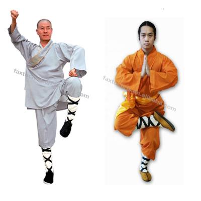 China Custom Made Fashion Mens Cotton Kungfu Shaolin Uniform High Quality Durable for sale