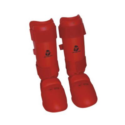 China PU+EVA+sponge WKF Approved Shin Karate and Instep Shin Guard for sale