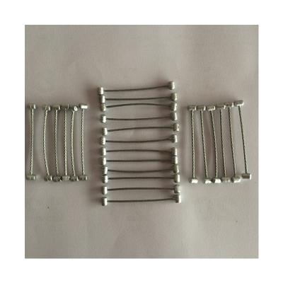 China Heat Resistance Metal Eyelet Terminals Swage Steel Eye Terminal For Galvanized Wire Rope Cable for sale