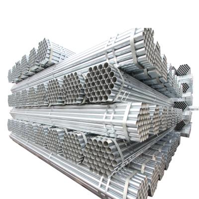 China Liquid Pipe Supplier BS1387 YOUFA Galvanized Steel Round Pipe GI Metal Tube Price for sale