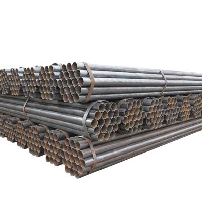 China Oil Pipeline MS Steel ERW carbon steel pipe ASTM A53 sch40 for building material use for sale