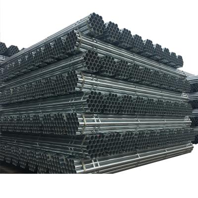 China Structure Pipe Scaffold Steel Pipe Hot Dipped Galvanized Scaffolding Tube 1.5inch Schedule 40 Standard Length for sale