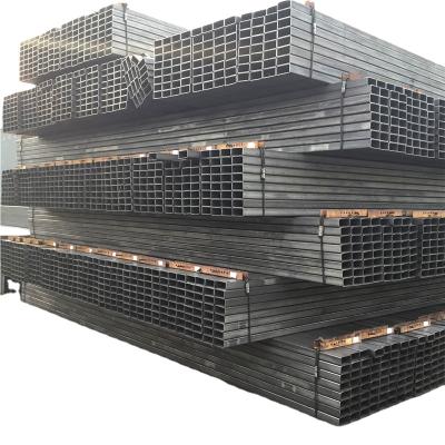 China Black Structure Pipe Square And Rectangular Annealed Steel Pipes And Tubes for sale