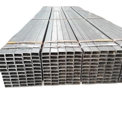 China Structure Pipe Erw Black Square Pipe Welded Galvanized Square Steel Pipes for sale