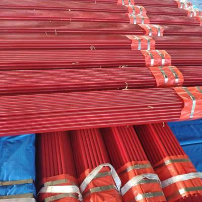 China Red Galvanized Liquid Hose Painting Fire Sprinkler System Building Material Pipe For Fire Fighting for sale