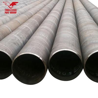 China Oil and gas transmission large diameter steel pipe grp soft spiral welded steel pipe specification 1500mm diameter for sale