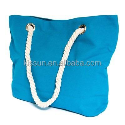 China Rope Handle Canvas Tote Bag Rope Handle for sale