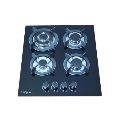 China Outdoor Sabaf Rooster Cast Iron Grill Built European Picture Burner Glass Gas Hob for sale