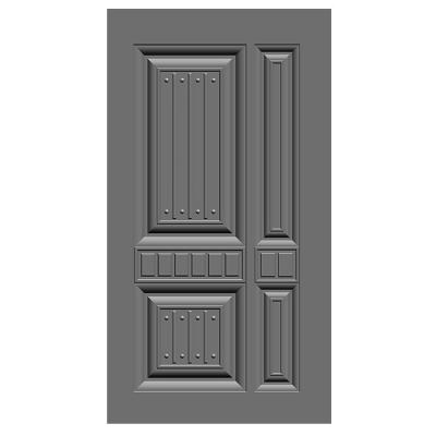 China Modern Embossed Door Skin Steel Door Manufacturing Sheet Steel Parking Door for sale