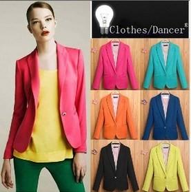 China Leisure Jacket Fashion Candy Colors Professional Outwear Women Coat MU6626 SGS Tested for sale