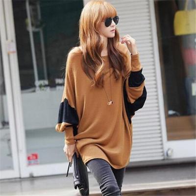 China 500PCS/Days Korean Design Women Casual Loose Batwing T-Shirt 50028 One Size Fits Most for sale