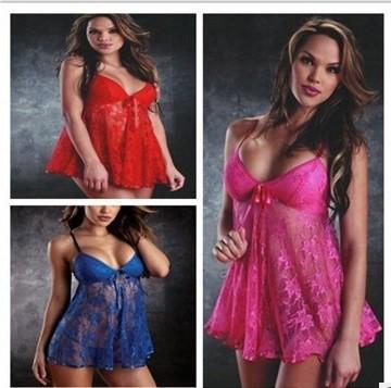 China New Fashion Sexy Lace Sleepwear Pajamas for sale