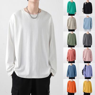 China Long Sleeve Comfortable Cotton Loose Casual T-Shirts for sale