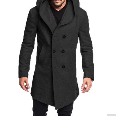 China Double-Breasted Long Sleeve Hooded Jackets for sale