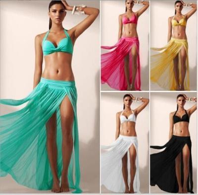 China Hot Sale Stretch Mesh Women Beach Skirt for sale