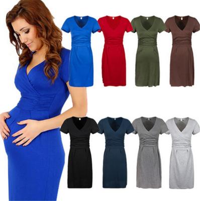 China Fast Delivery Women Short Sleeve Comfortable Dress for sale