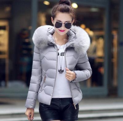 China Fashion Women Winter Outwear Hooded Cotton Jacket for sale