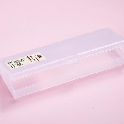 China Hot Sale PP Good Quality Free Sample Plastic Stationery Box Pupil Pencil Case Pupil Perfect School Pencil Case for sale