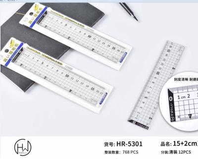 China PLASTIC 15cm 6 Inch Ruler Plastic School Stationery Scale Student Ruler for sale