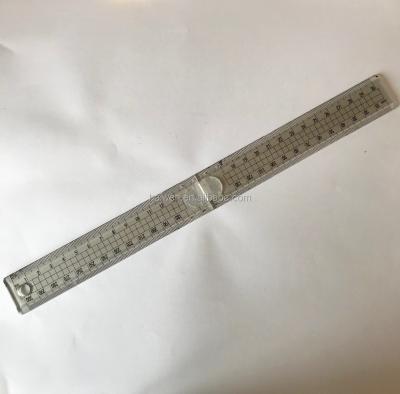 China China Wholesale Custom Gray Plastic Folding School Ruler 30cm for sale