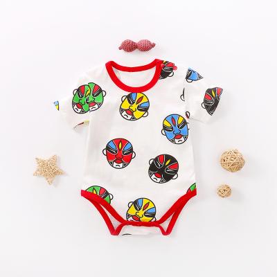 Cina Chinese style anti-shrink baby clothing sets 100% cotton short sleeve unisex baby clothes in vendita