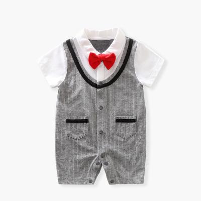 Китай Wholesale 2021 New Baby Gray One Piece Short Sleeve Striped Blazer продается