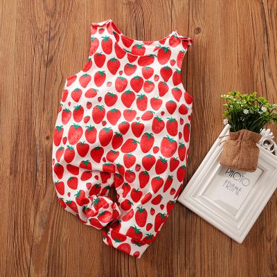 Cina Summer Newborn Baby Short Sleeve Rompers Baby Clothes Sleeveless Summer in vendita