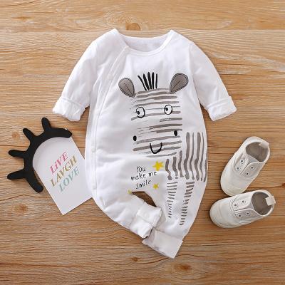 China Newborn polyester/cotton baby boy romper/fibre baby boy squishy romper with elegant style for autumn for sale