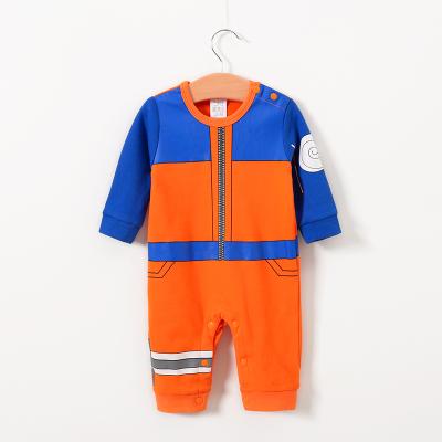 China Anime Style 100% Cotton 3-24M Long Sleeve Anime Style Spring and Autumn Baby Boy Romper for sale