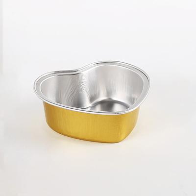 China Luxurious Texture Wrinkle Free Foil Cupcake Pan Bakery Cake Pudding Cups With en venta