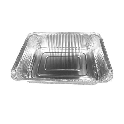 中国 OEM & ODM Food Grade Silver 14 Inch Rectangular Disposable Foil Container Aluminum Foil Bread Pizza Baking Use Bakery 販売のため