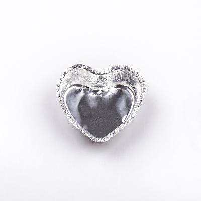 Китай Sweat-Heart 100ml Food Grade Disposable Foil Cupcake Pans Heart-Shaped Aluminum Foil Cake Pan продается