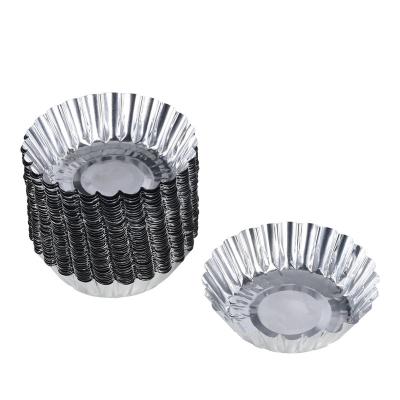 China Factory Price Food Grade Take Away Disposable Foil Cupcake Pans 50ml Home Made Mini Dessert Pan Cups for sale