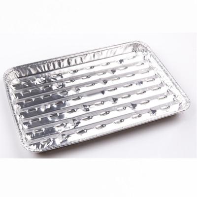 中国 Food grade barbecue tools outdoor picnic camping hot food disposable aluminum foil drip pan BBQ grill pan for baking 販売のため