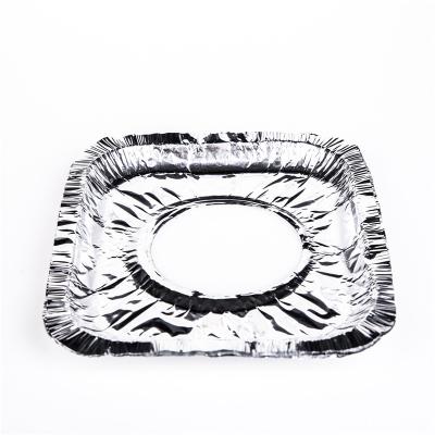 China Factory Manufacture Heat Resistant Foil Burner Liner Disposable Rectangle Aluminum Foil Burner Bib Liners Covers for sale