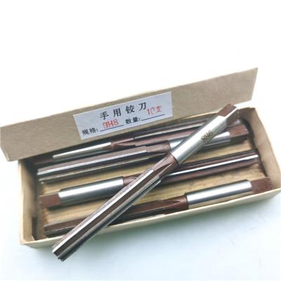 China China factory durable H8 finishing hss reamer tool kit metal reamer dental quality hand straight reamer 9mm in stock for sale