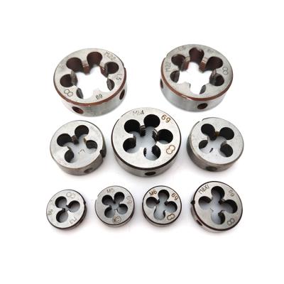 China Industry maker customize 20mm 25mm 30mm 38mm diameter high speed steel tap and die tool kit for die set hss precision die round die tools for sale