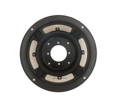 China 30.6 Car 6.5inch Four-hole Edge Steel Basket Positive Iron Frame Speaker Parts for sale