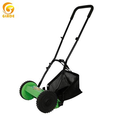 China 12 Inch Cordless Cost-Effective Two-Wheel Manual Lawn Mower Hand Push Lawn Mower for sale