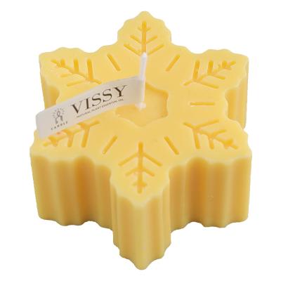 China Birthdays Snowflake Aromatherapy Candle Gift Box Shooting Props Decorative Ornaments Handmade Household Candle Aromatherapy Candle for sale