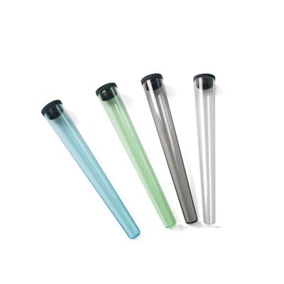 China Hot Selling 2020 Dry Herb Container Best Sales Promotion Smoking Pre Rolled Cone Papers Plastic Cigar Tubes for sale