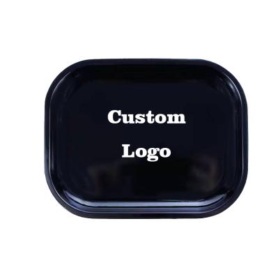 China Amazon Hot Sale RTS Reused Rolling Trays Luxury Empty Rolling Tray Bulk Galaxy Materials For Custom Small Metal Grinder Tray for sale