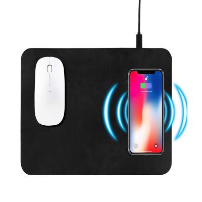 China Fast Gaming Radio Pad 10W QI Wireless Mousepad Charging Pad Mouse Pad for sale