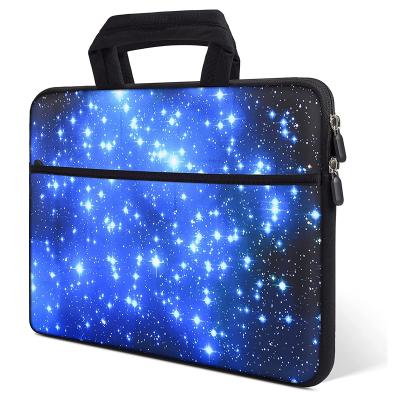 China Anti-fall neoprene computer bag handle cover device laptop sleeve case with pockets for sale