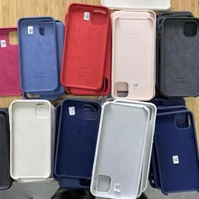 China Soft Slim Shockproof Microfiber Scratching Silicone Protective Liquid Gel Case Rubber Phone Case for sale