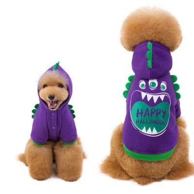 China Sustainable Wholesale Halloween Transformer Pets Apparel Cotton Polyester Blend Dog Clothes Sweatshirt for sale