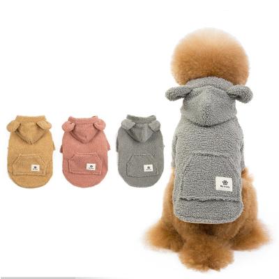 China Sustainable Autumn Winter Dog Clothes Wholesale Warm Winter Dog Clothes For Small Medium Winter Soft Fleece Dog Clothes for sale