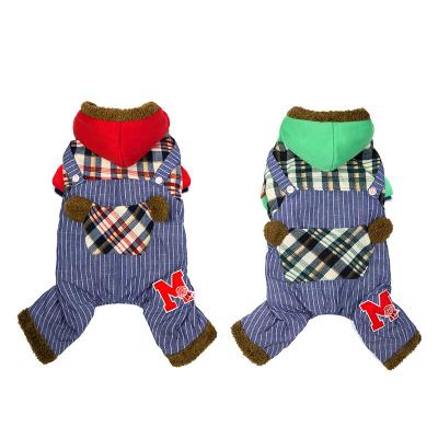 China Viable Hot Sale New Style Dog Cotton Clothes Keep Warm Puppy Winter Cotton Dog Clothes for sale