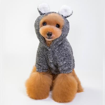 China Sustainable Sloth Bear FleeceJacket Pet Clothes for sale